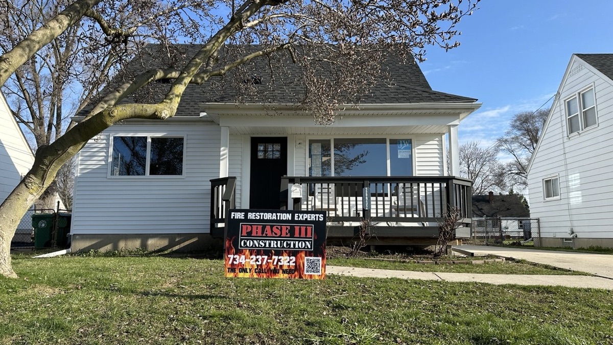 Phase III Construction - restoration work