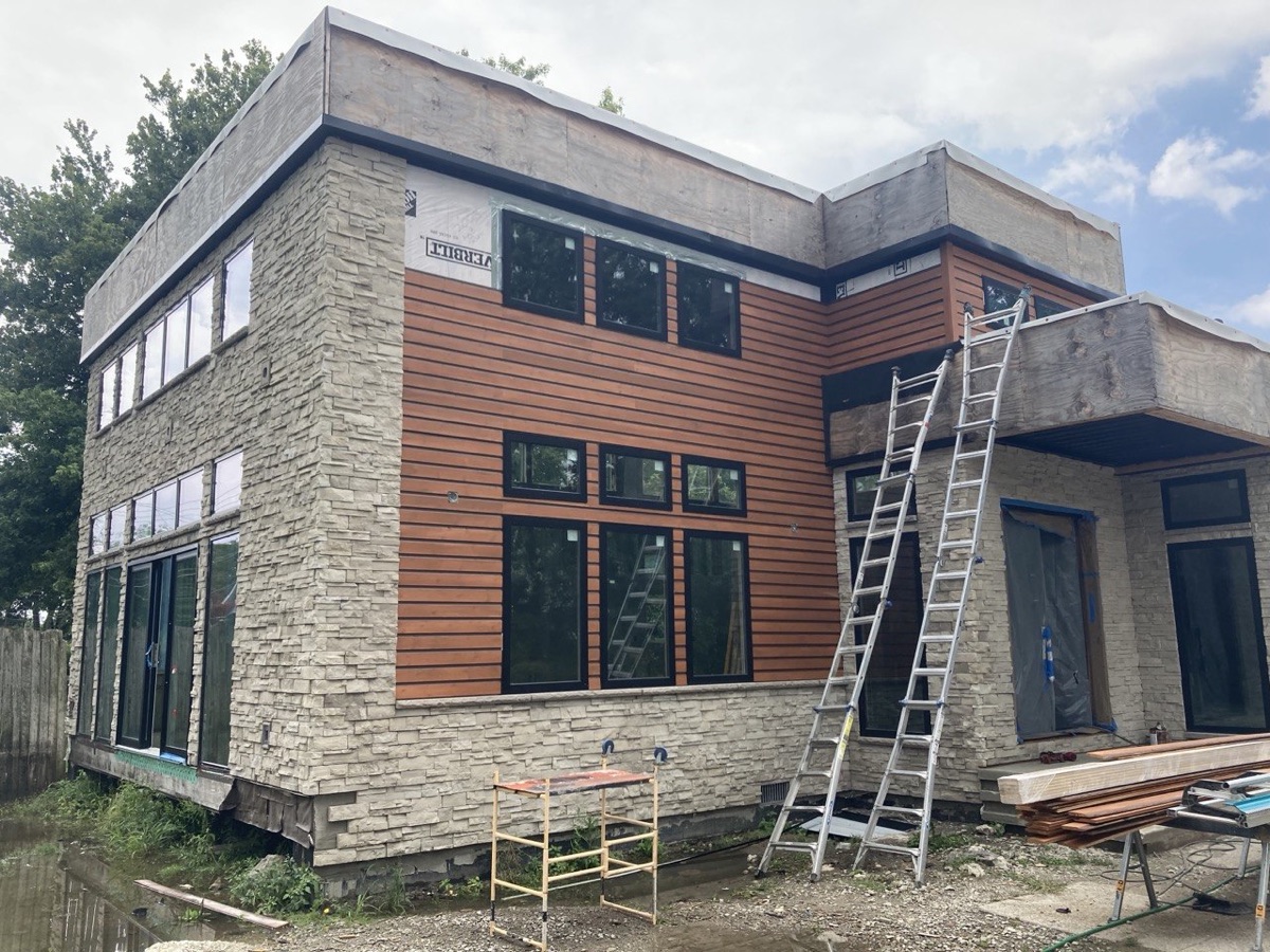 Phase III Construction - restoration work