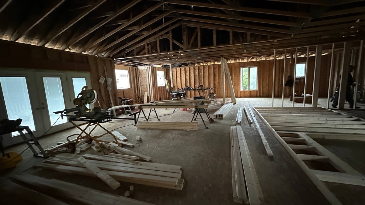 Structural restoration in progress